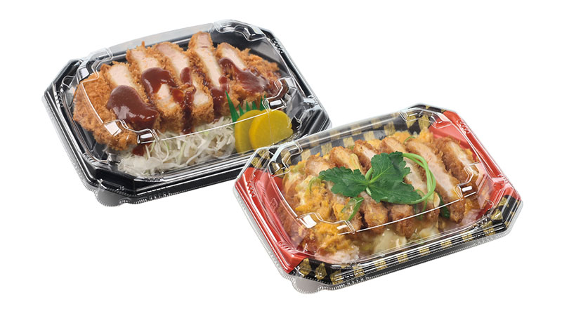 食品包装資材　丼・麺・折詰4トレイのことなら包装資材のシンセー